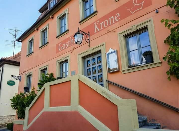 Gasthaus Krone Wiesentheid Buitenkant foto